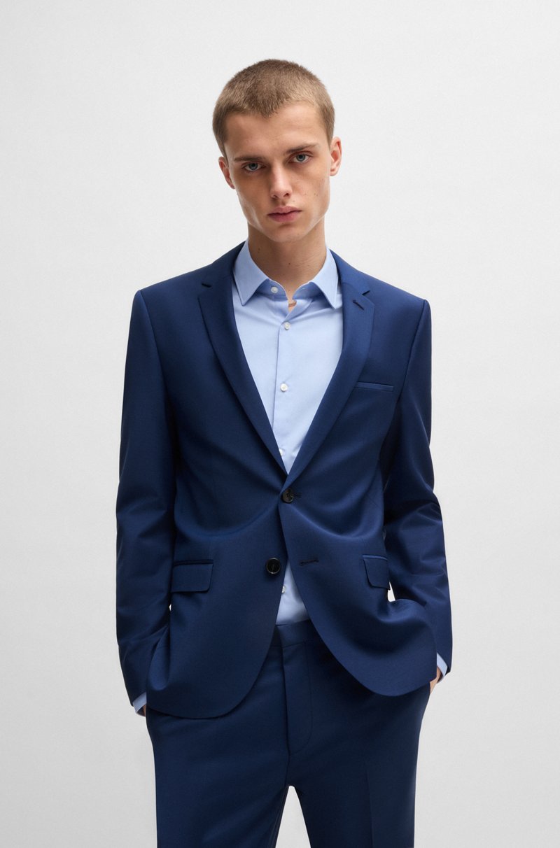 Hugo Boss Traje Extra Slim Fit En Mezcla De Lana