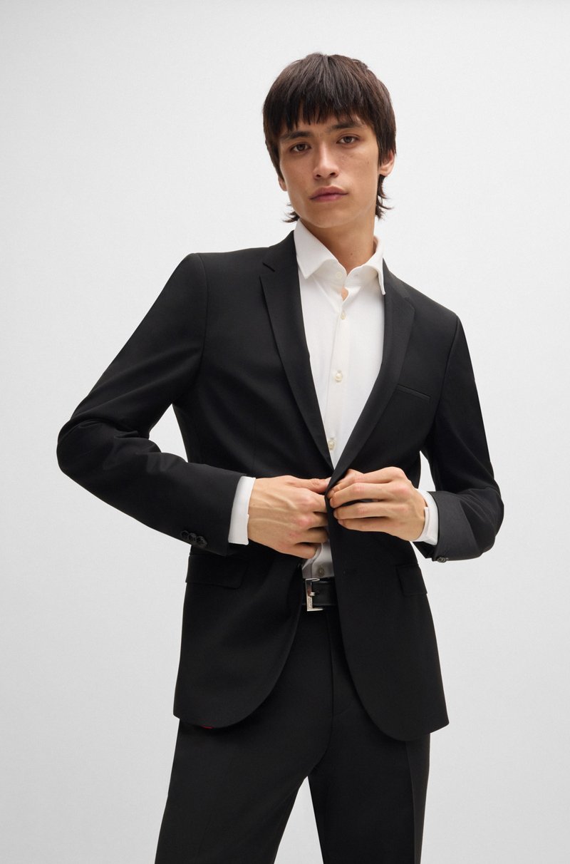 Hugo Boss Traje Extra Slim Fit En Mezcla De Lana