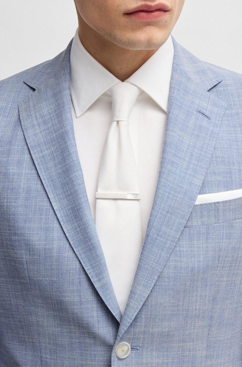 Hugo Boss Traje Regular Fit Con Estampado Integral