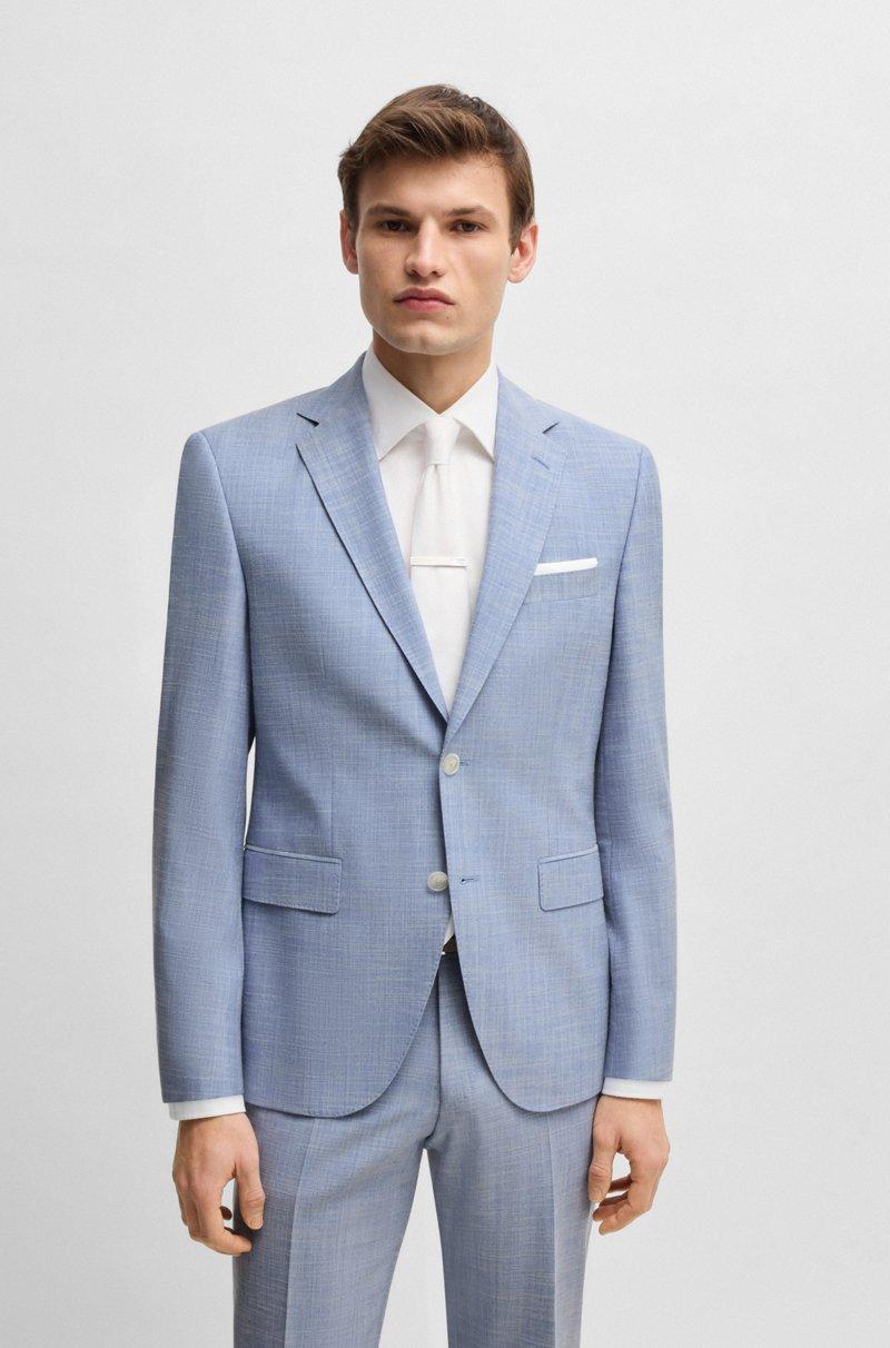 Hugo Boss Traje Regular Fit Con Estampado Integral