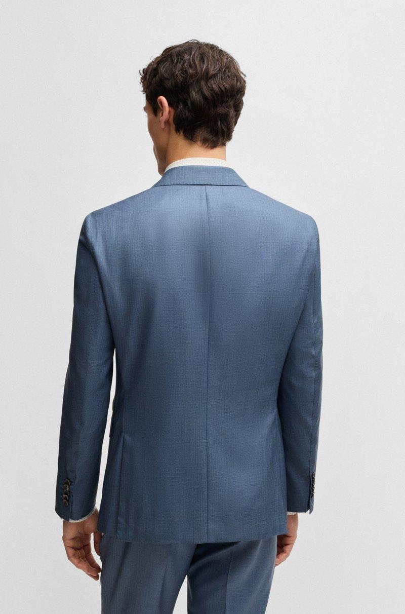 Hugo Boss Traje Slim Fit De Lana Virgen Y Seda