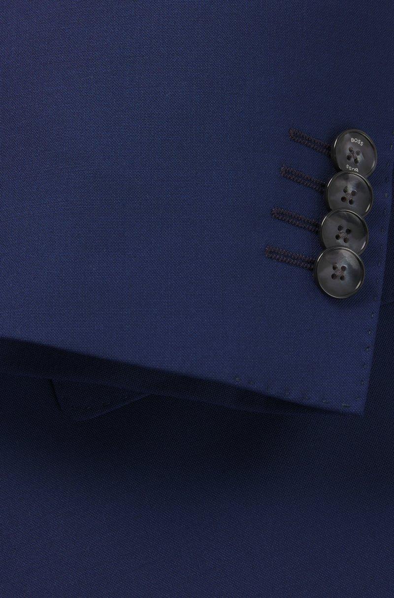 Hugo Boss Traje Slim Fit En Lana Virgen Elástica