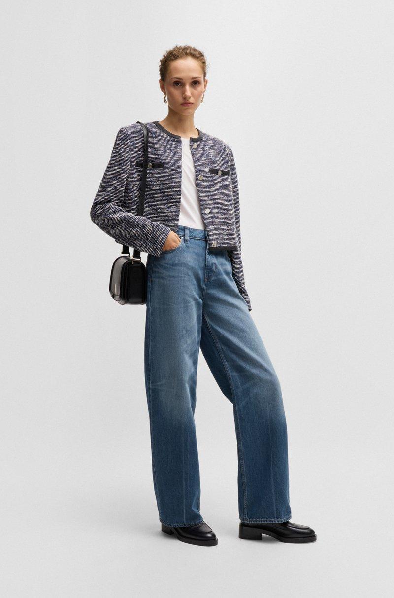 Hugo Boss Vaqueros En Denim De Algodón Añil