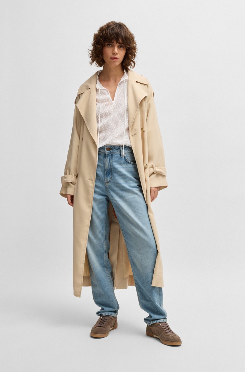 Hugo Boss Vaqueros Regular Fit En Denim Azul Claro