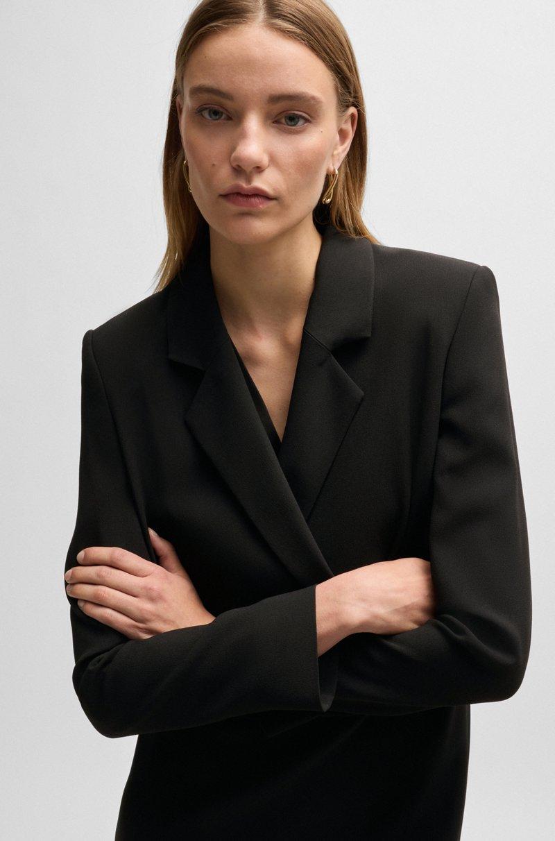 Hugo Boss Vestido De Sastrería En Tejido Mate