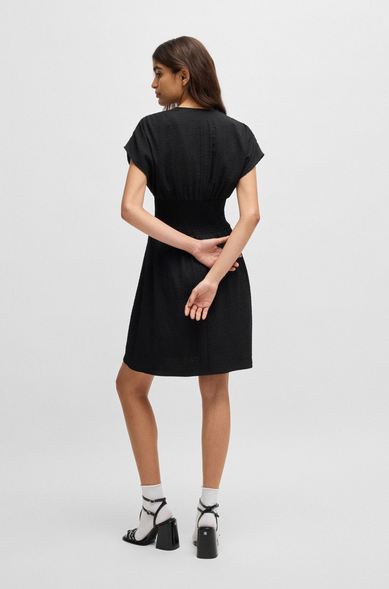 Hugo Boss Vestido Lencero Evasé En Sirsaca