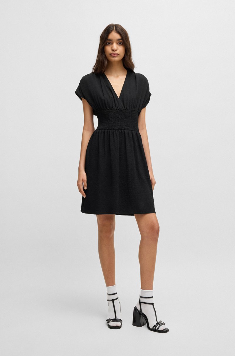 Hugo Boss Vestido Lencero Evasé En Sirsaca