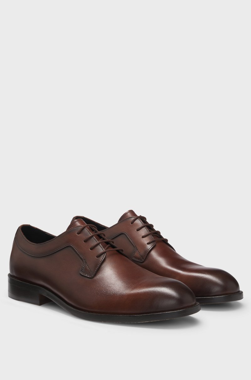 Hugo Boss Zapatos Derby de piel con suela flexible