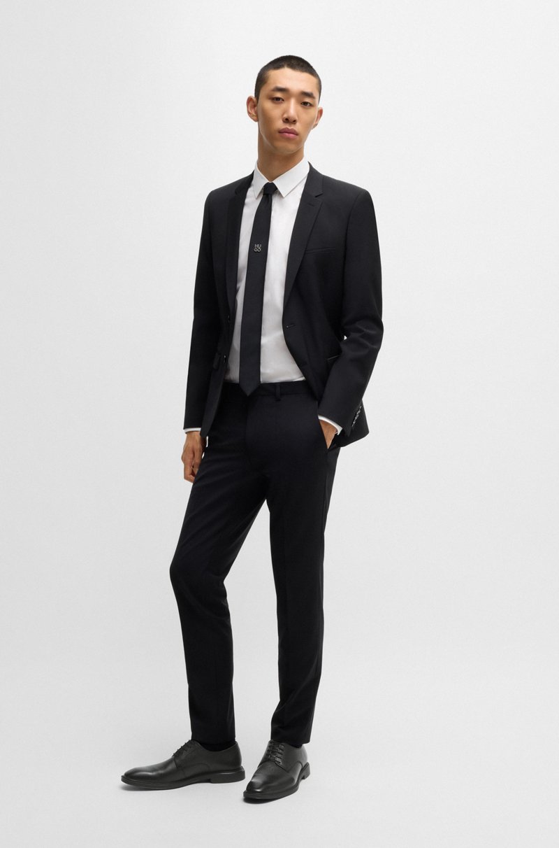 Hugo Boss Zapatos Derby De Piel Granulada