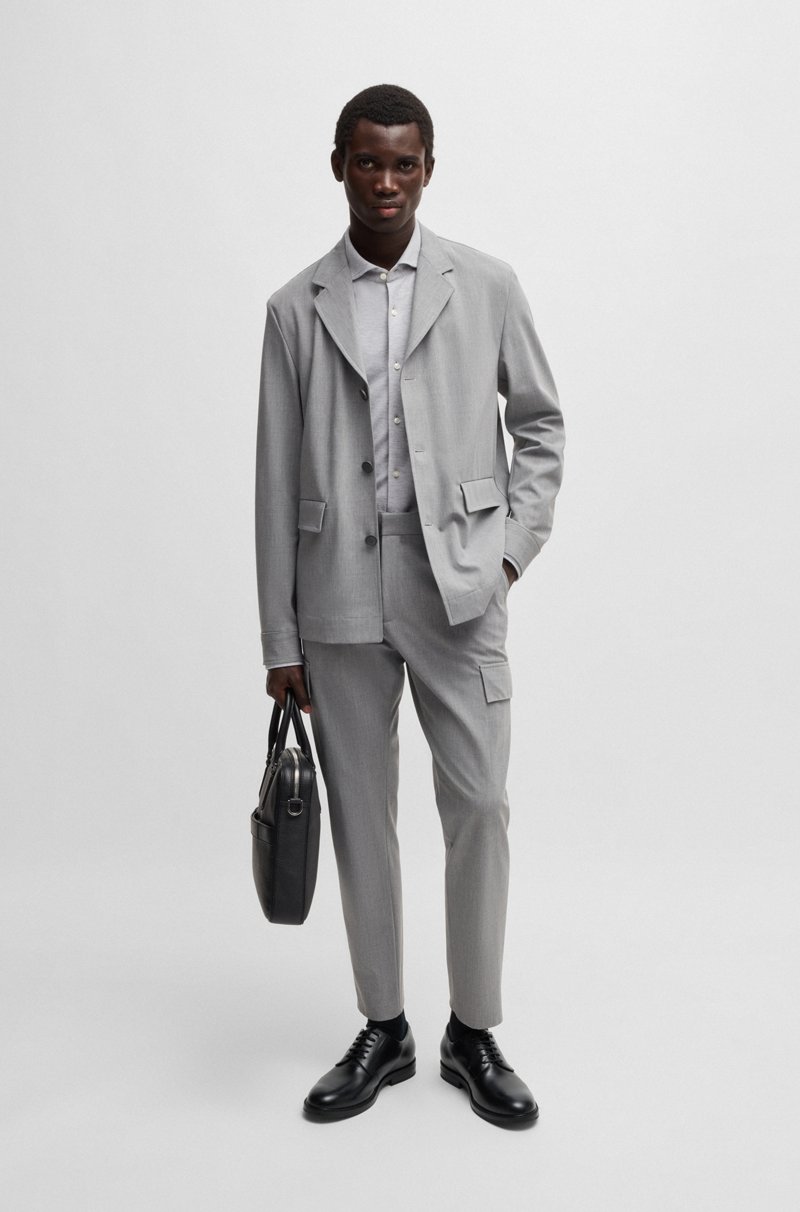 Hugo Boss Zapatos Derby Dressletic De Piel