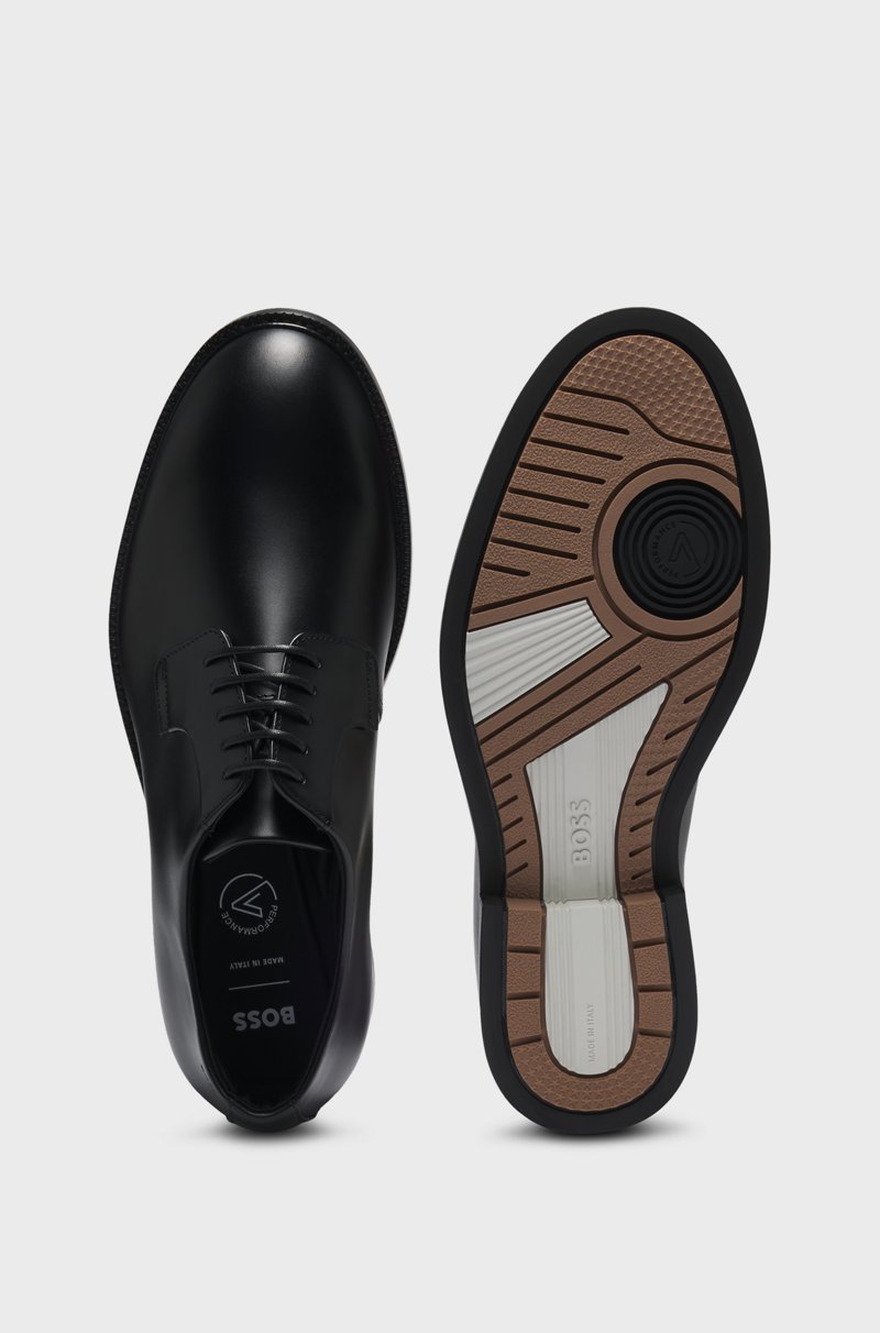 Hugo Boss Zapatos Derby Dressletic De Piel