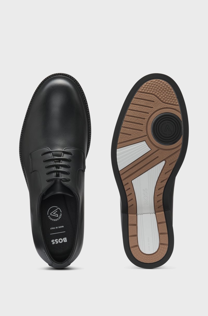 Hugo Boss Zapatos Derby Dressletic En Piel Suave