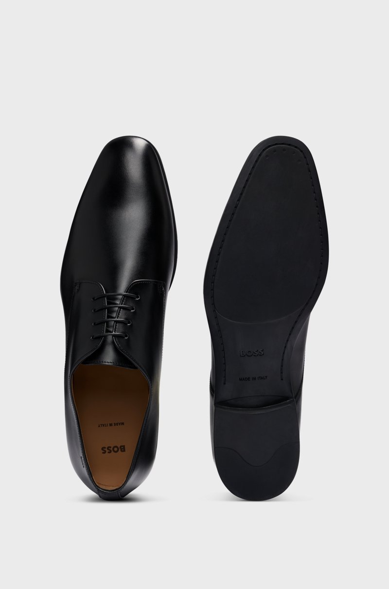 Hugo Boss Zapatos Derby En Piel Con Suela De Goma