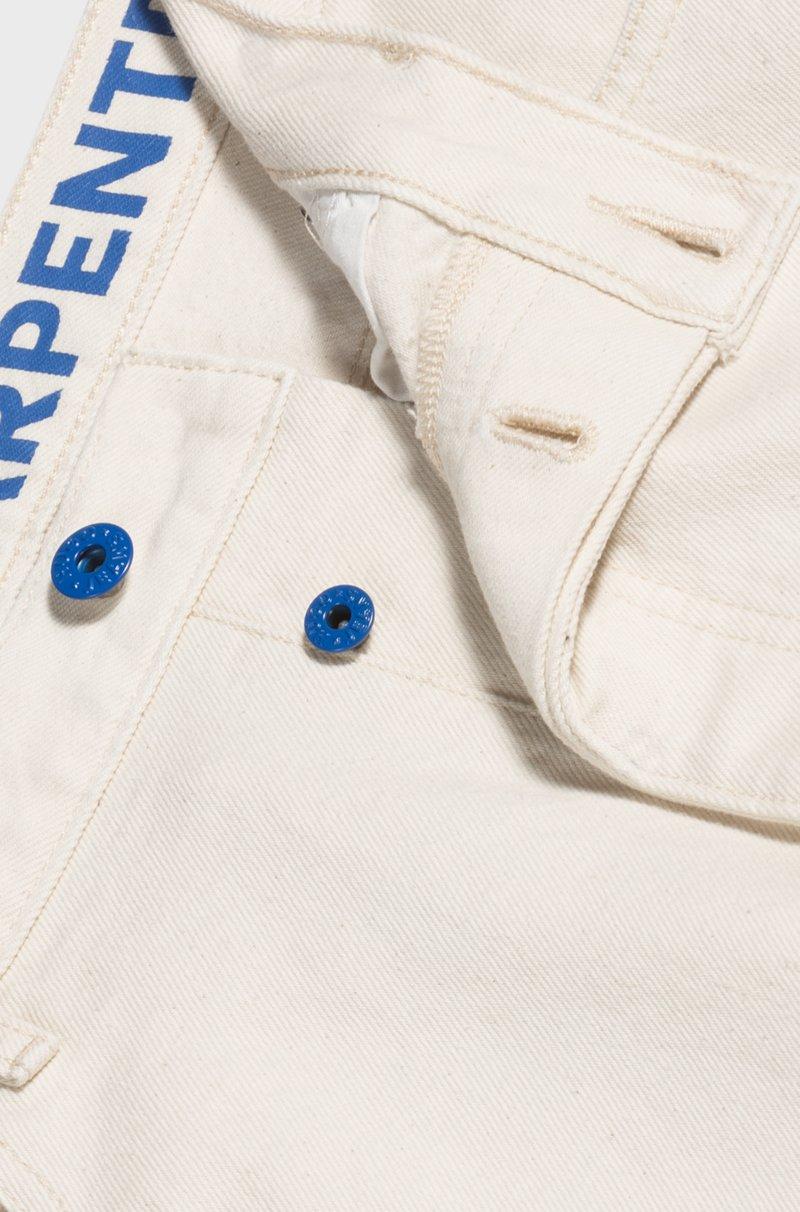 Hugo Boss Jeans De Corte Recto En Denim Crudo Con Bolsillo De Carpintero