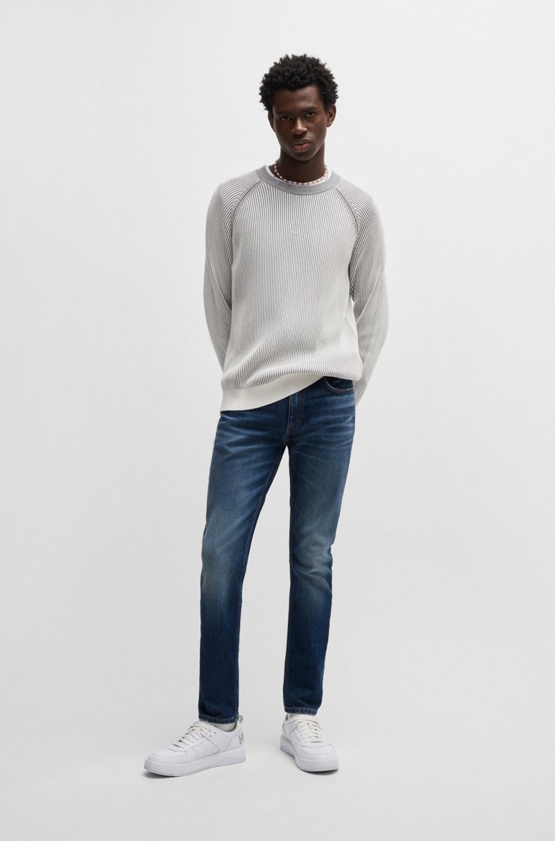 Hugo Boss Jeans Extra Slim Fit De Denim Elástico Azul Oscuro