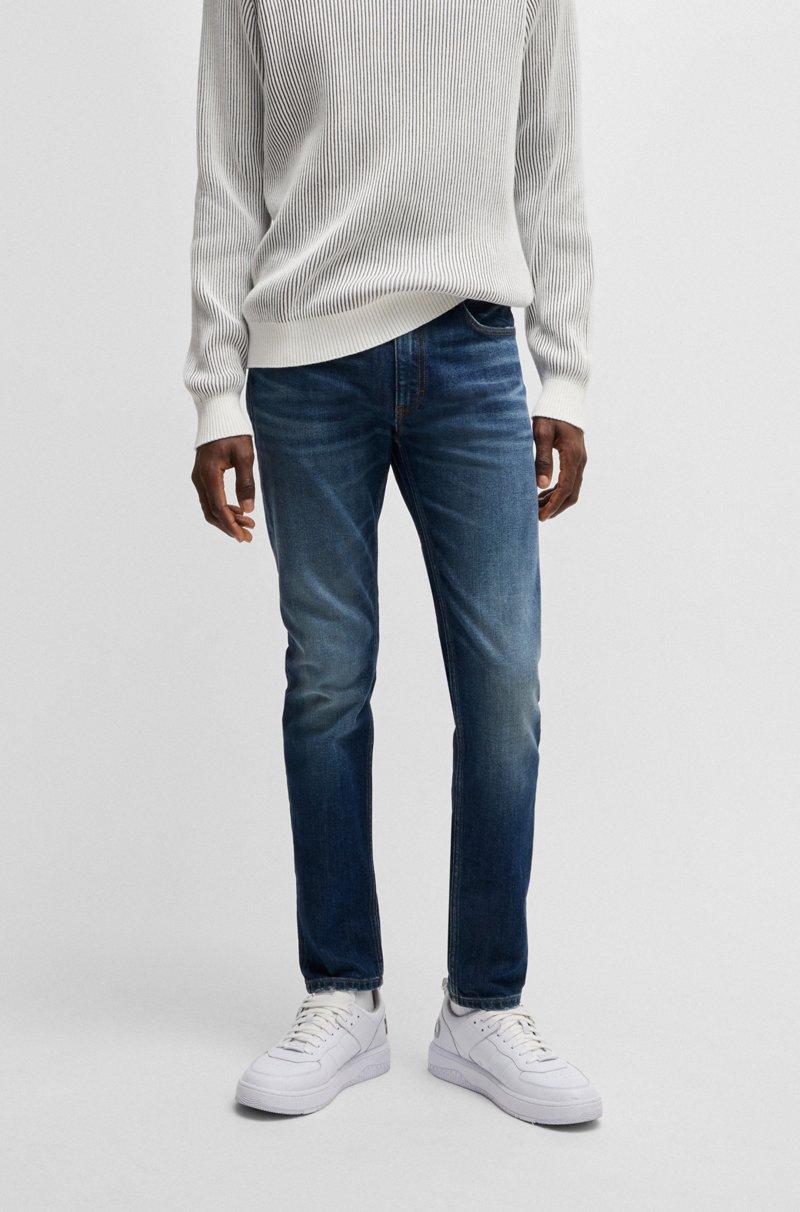 Hugo Boss Jeans extra slim fit de denim elástico azul oscuro