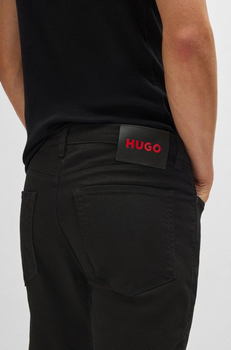 Hugo Boss Jeans Extra Slim Fit De Denim Elástico Negro