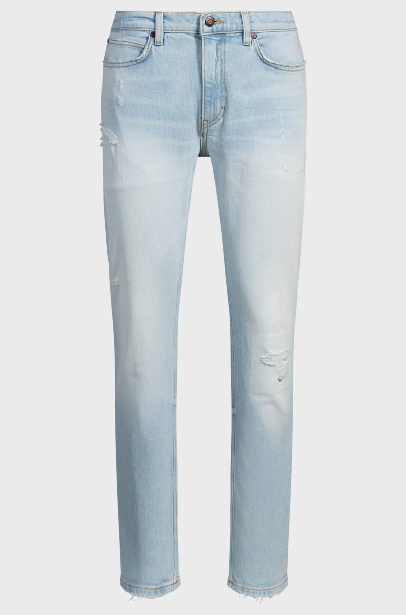 Hugo Boss Jeans extra slim fit en un cómodo tejido denim elástico azul luminoso