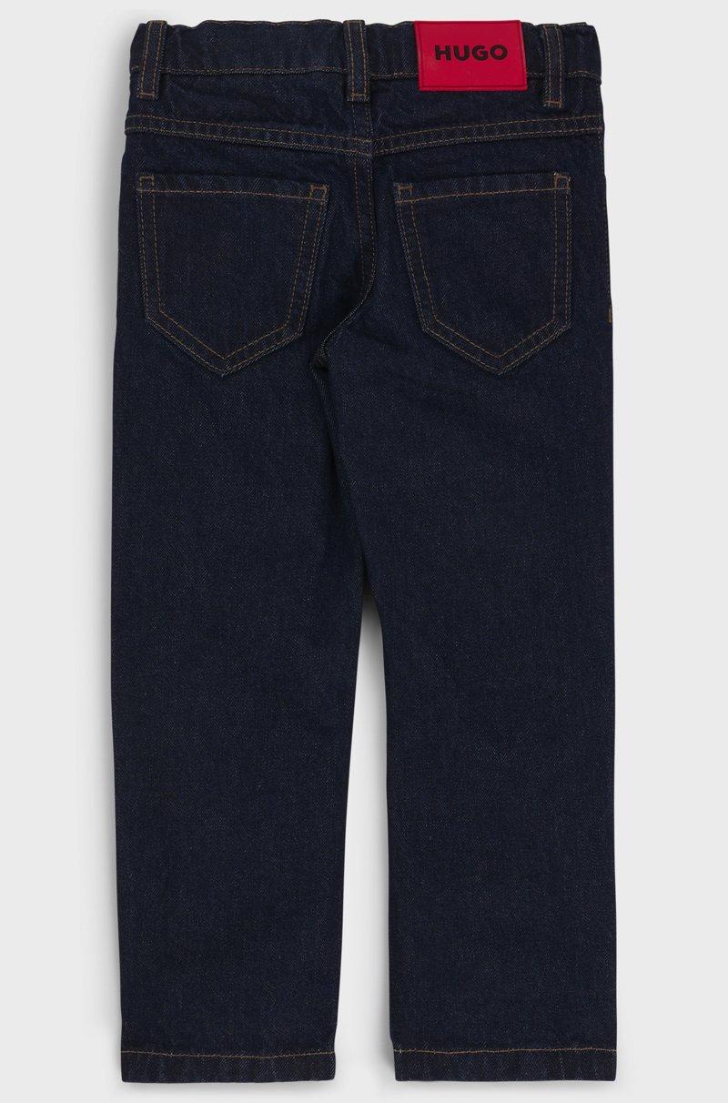 Hugo Boss Jeans Regular Fit Para Niños En Denim Azul