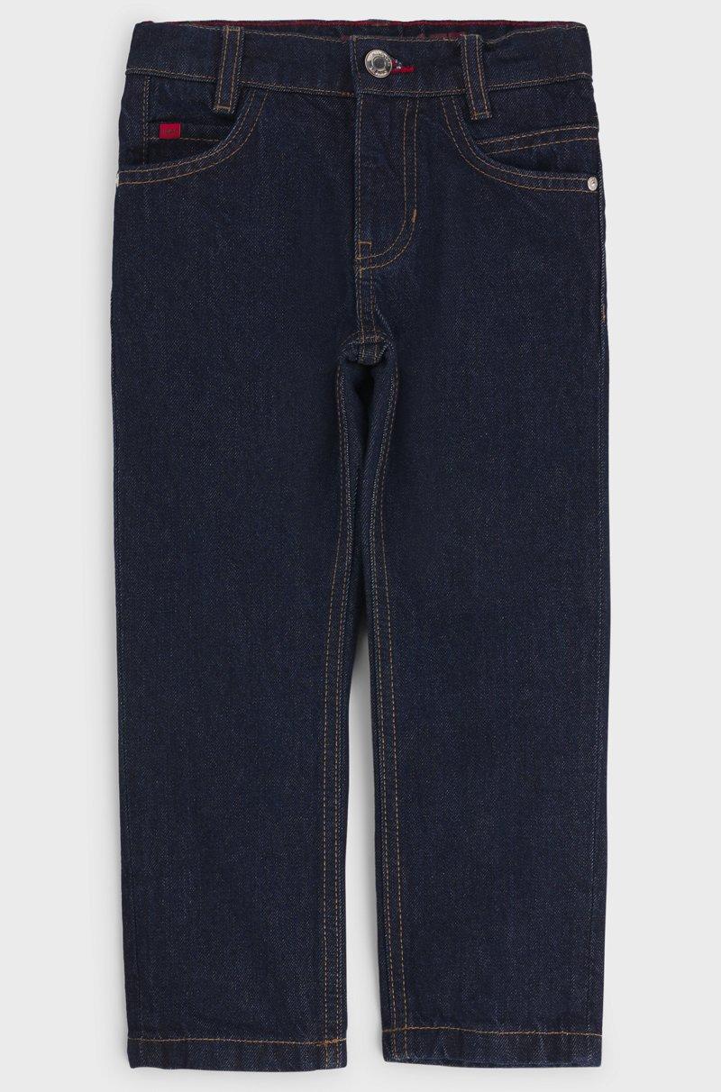 Hugo Boss Jeans regular fit para niños en denim azul