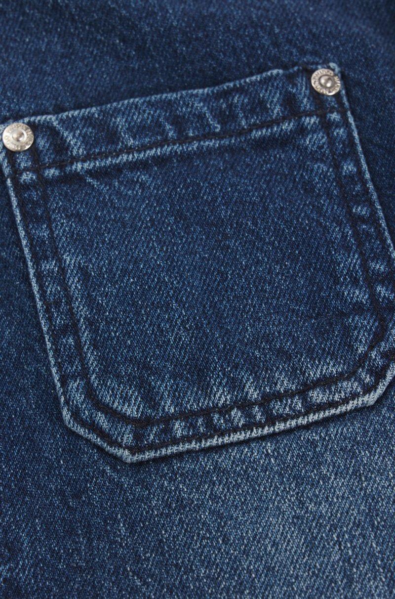 Hugo Boss Jeans Relaxed Fit Para Niños En Denim Elástico Azul