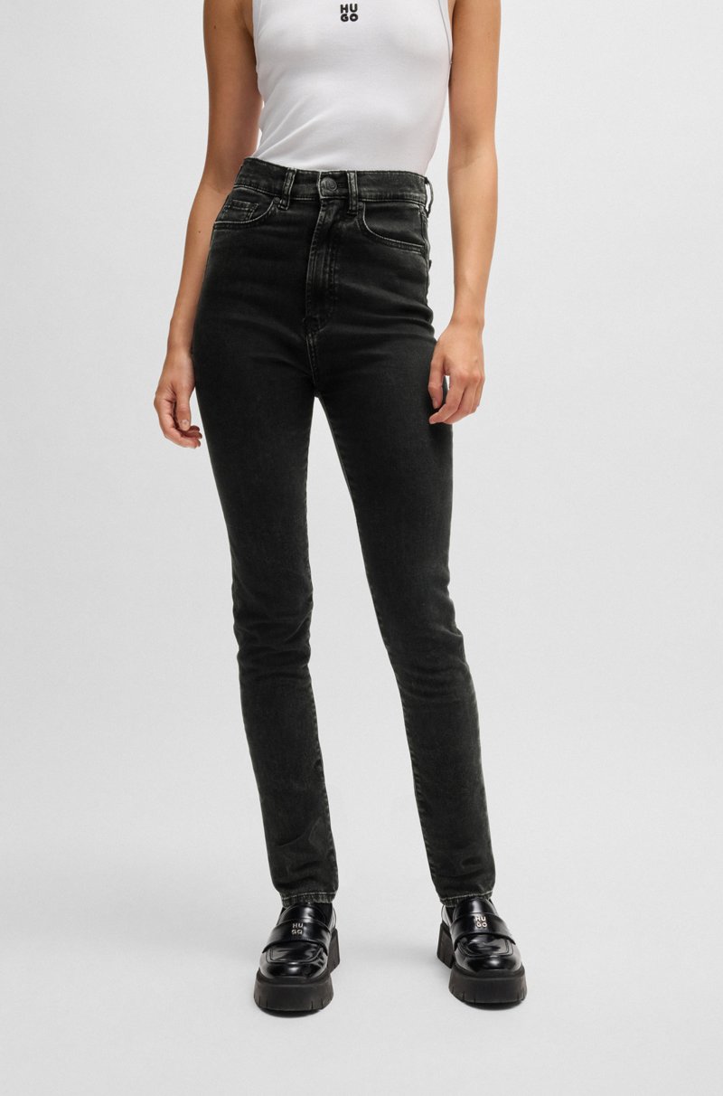 Hugo Boss Jeans skinny fit en tejido denim superelástico negro