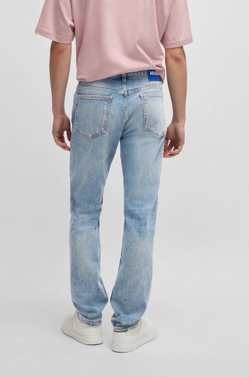 Hugo Boss Jeans Slim Fit De Denim Elástico Con Tinte Azul Medio