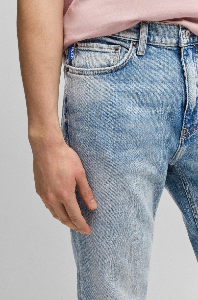 Hugo Boss Jeans Slim Fit De Denim Elástico Con Tinte Azul Medio