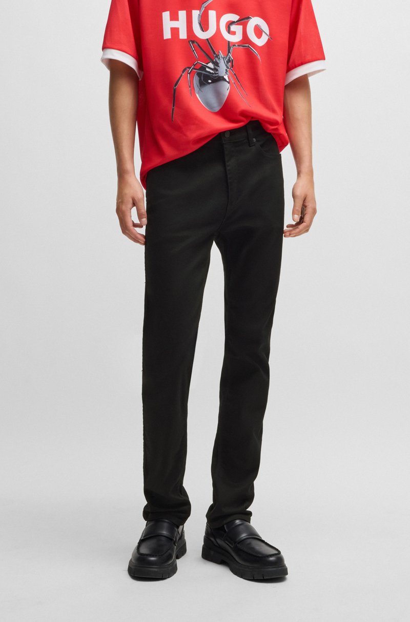 Hugo Boss Jeans slim fit de denim elástico ultranegro