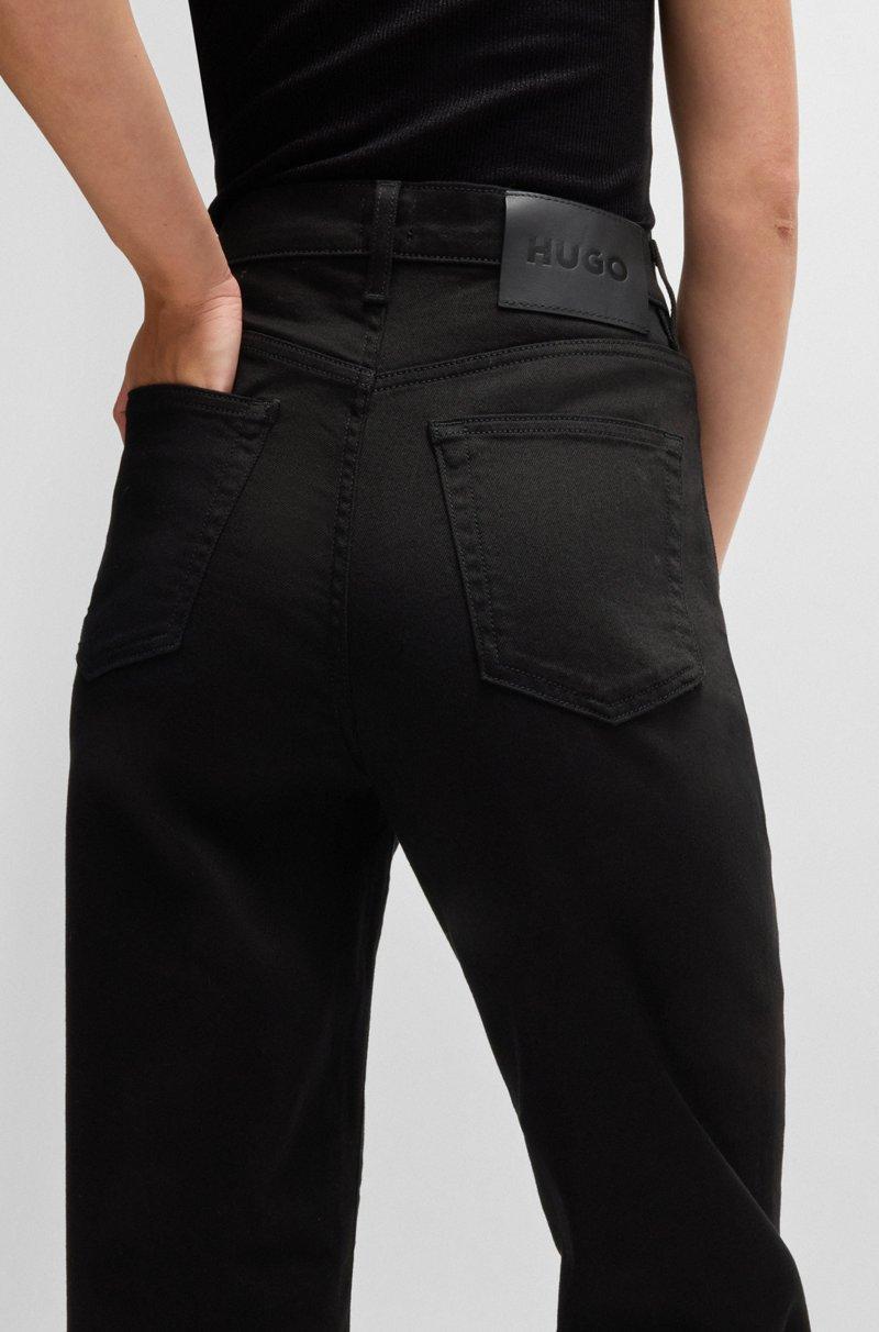 Hugo Boss Jeans Slim Fit En Denim Elástico Negro Intenso