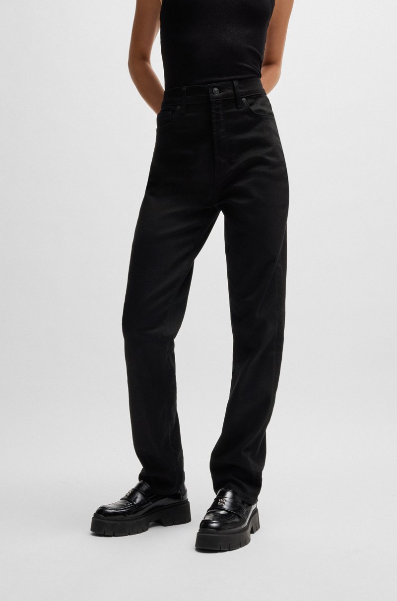 Hugo Boss Jeans slim fit en denim elástico negro intenso