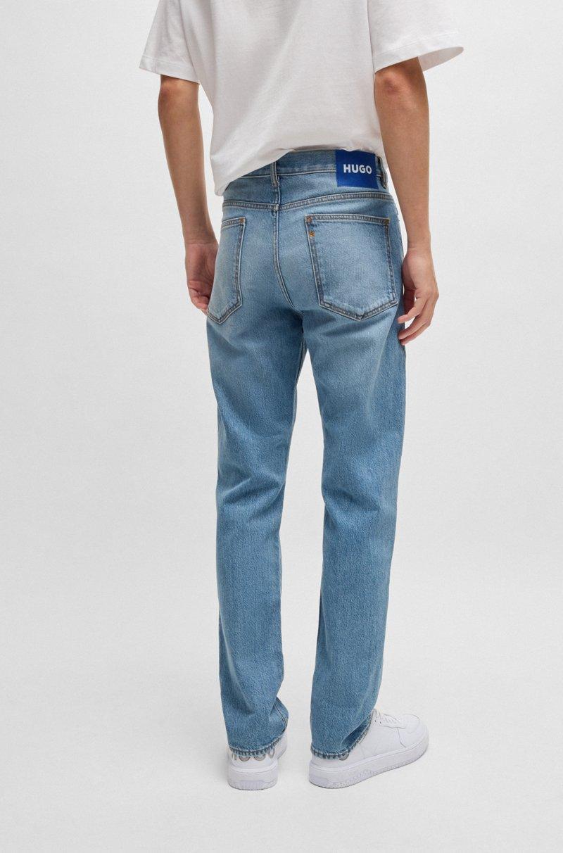 Hugo Boss Jeans Slim Fit En Un Cómodo Tejido Denim Elástico Azul
