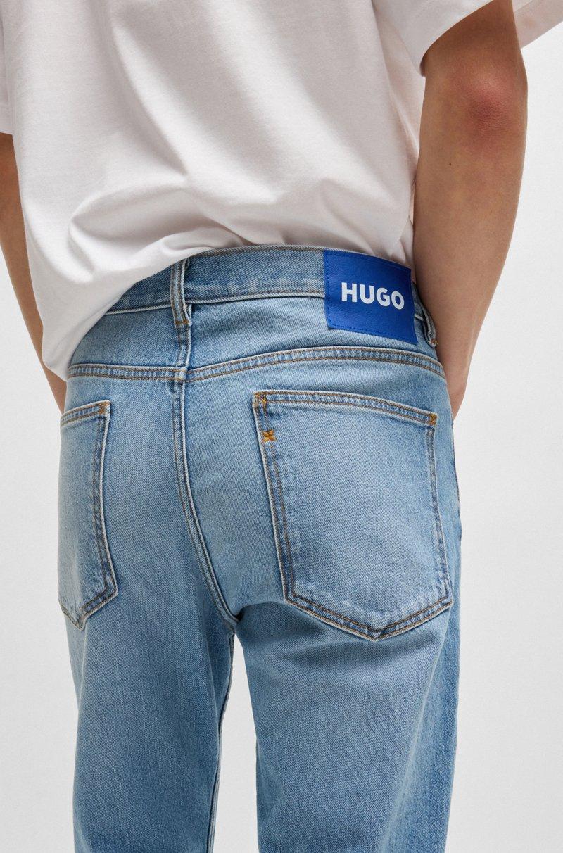 Hugo Boss Jeans Slim Fit En Un Cómodo Tejido Denim Elástico Azul