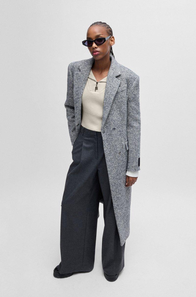 Hugo Boss Jersey Corto Con Un Logo Apilado En El Tirador De La Cremallera