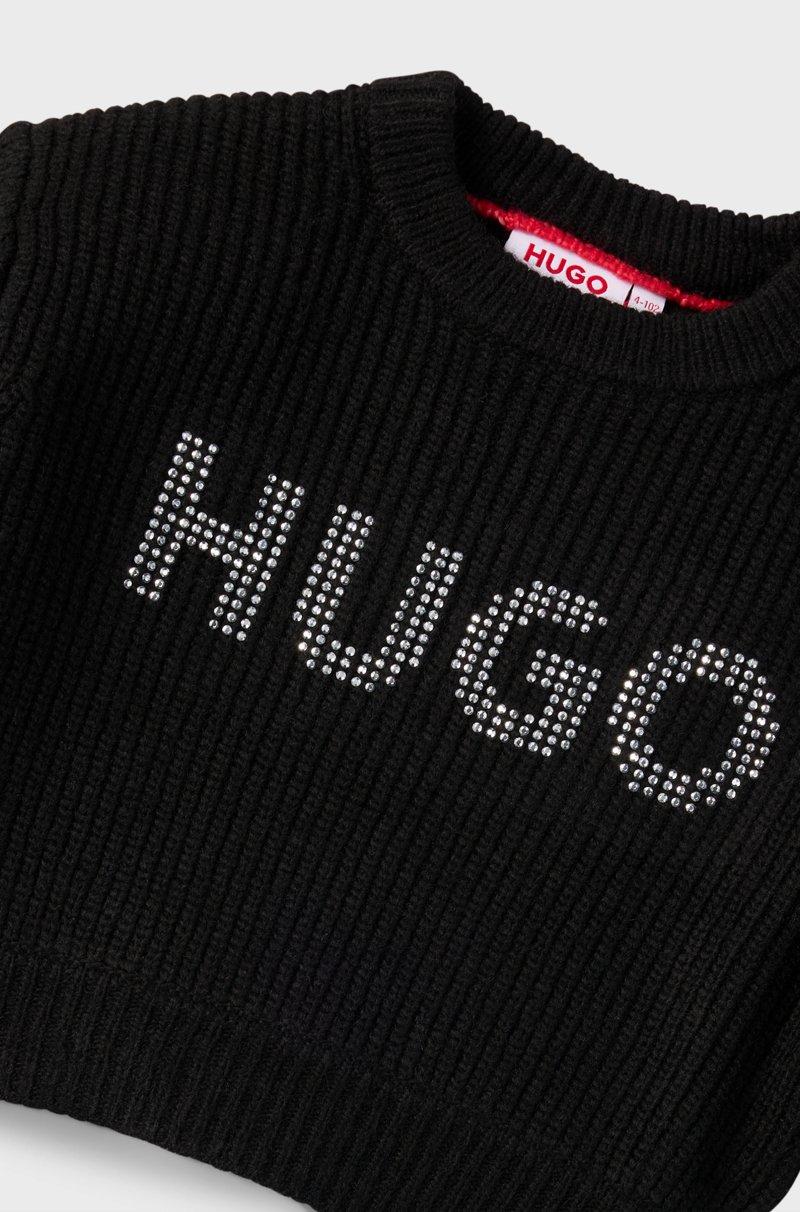 Hugo Boss Jersey Corto Para Niños Con Logo Tachonado