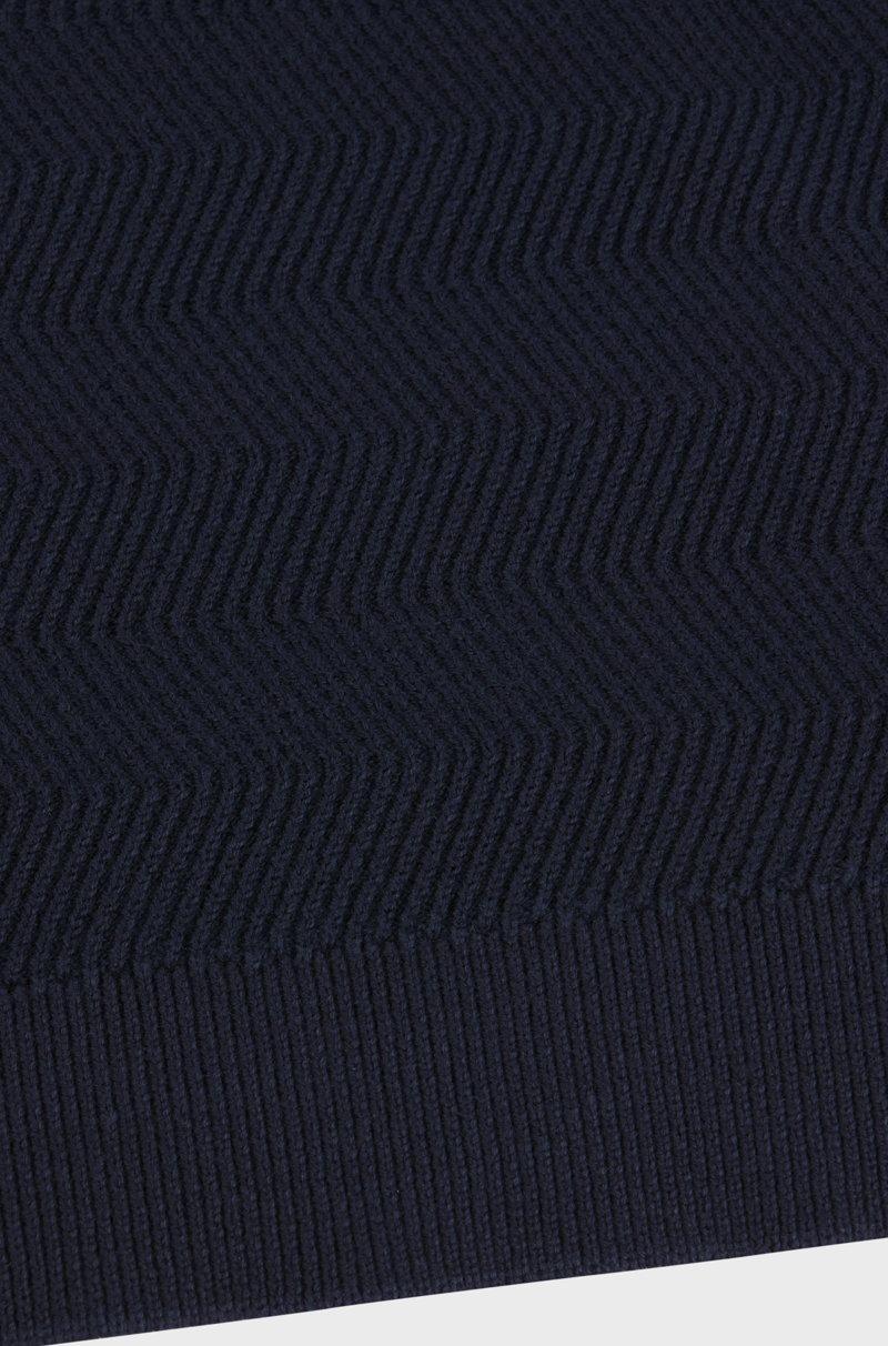 Hugo Boss Jersey De Algodón Para Niños Con Dibujo De Punto De Jacquard