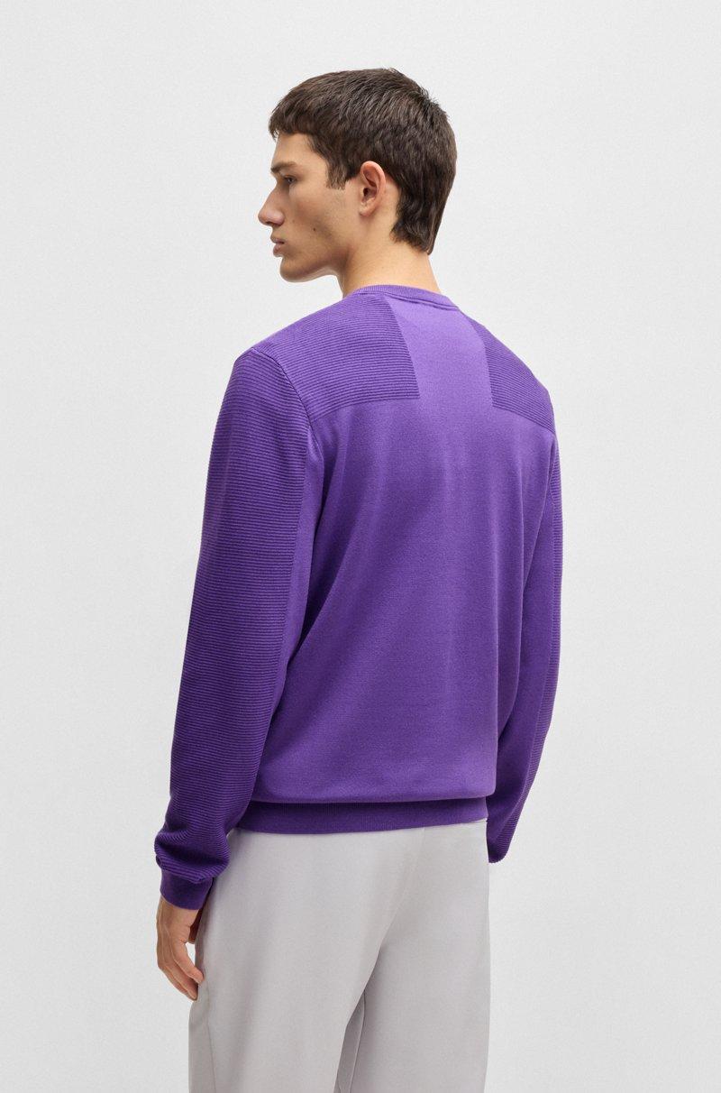 Hugo Boss Jersey De Cuello Redondo Con Detalle De La Marca En Tejido Dry-Flex