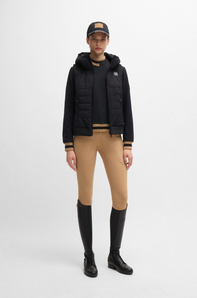 Hugo Boss Jersey De Equitación De Algodón Elástico Italiano