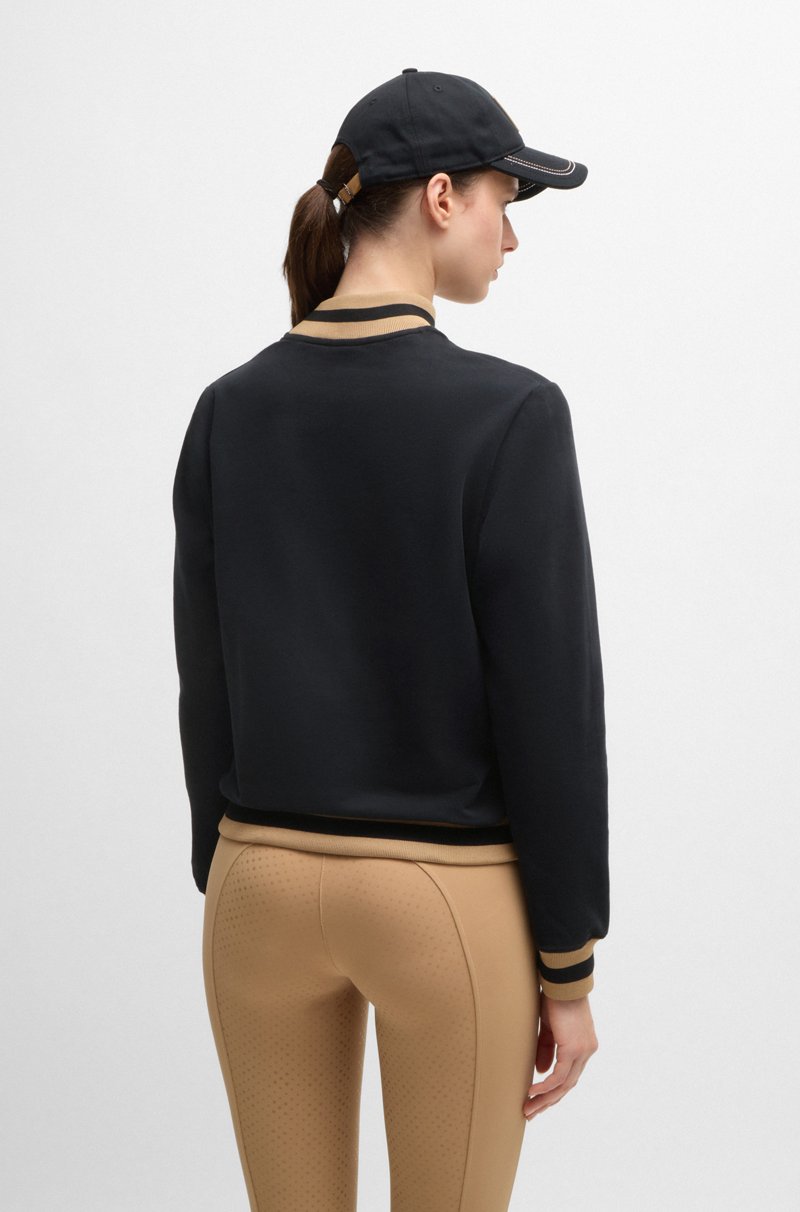 Hugo Boss Jersey De Equitación De Algodón Elástico Italiano