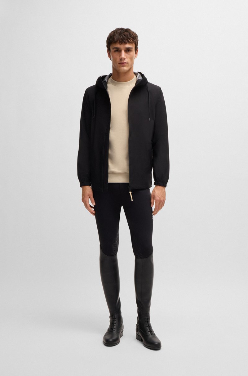 Hugo Boss Jersey De Equitación De Algodón Elástico Italiano