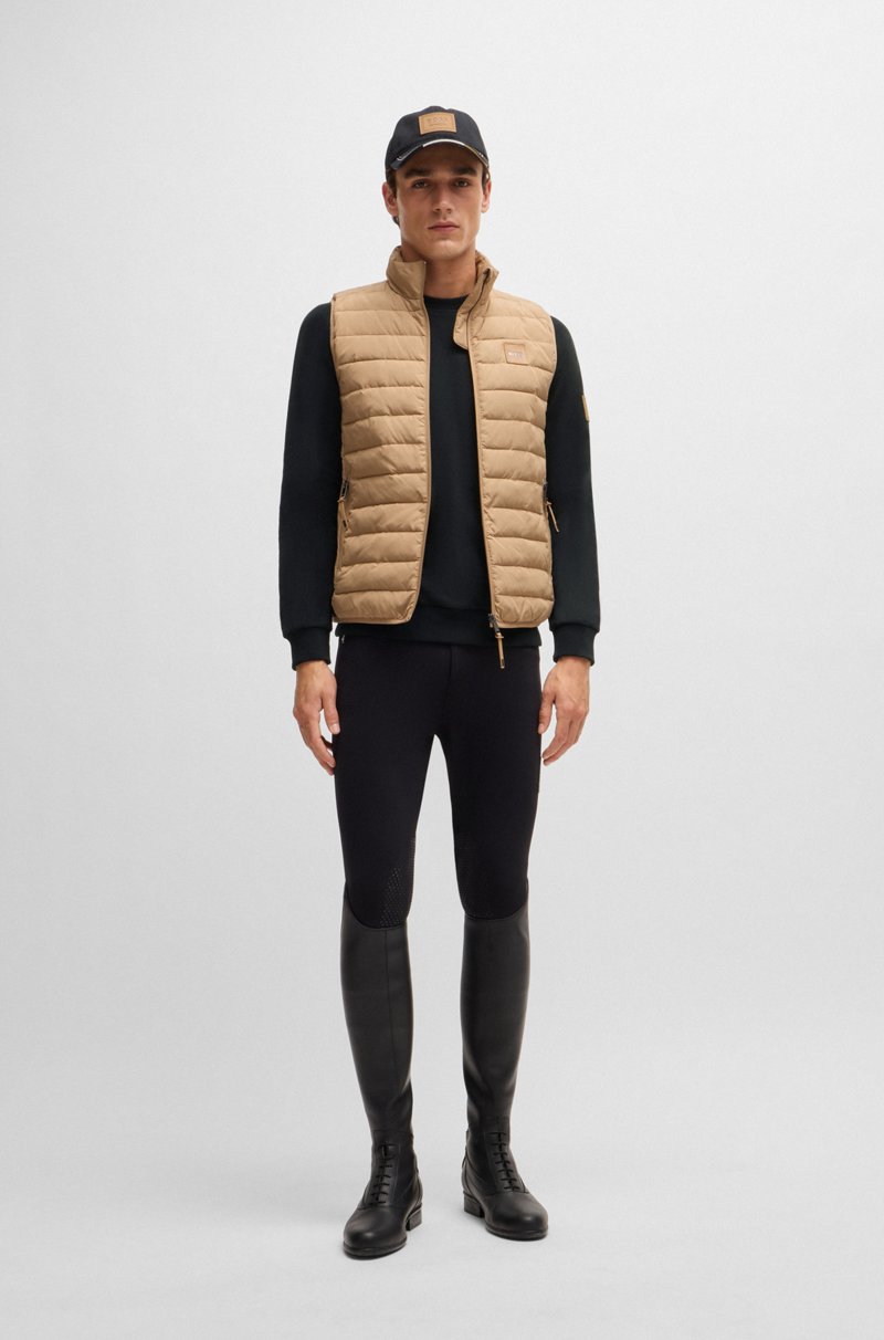 Hugo Boss Jersey De Equitación De Algodón Elástico Italiano