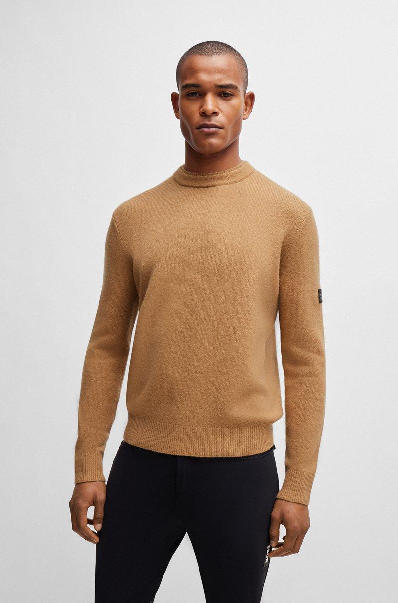 Hugo Boss Jersey De Equitación De Algodón Y Cashmere Con Parche De Logo