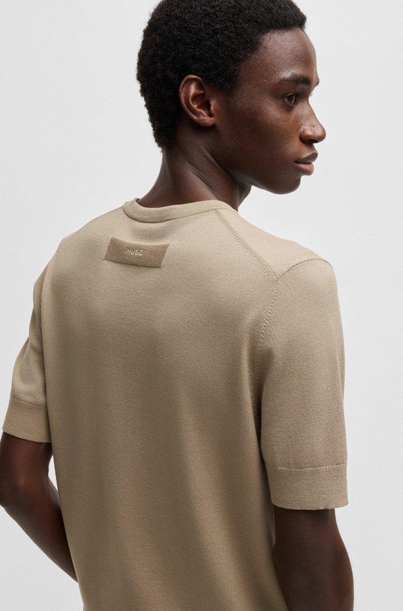 Hugo Boss Jersey De Manga Corta Regular Fit De Punto