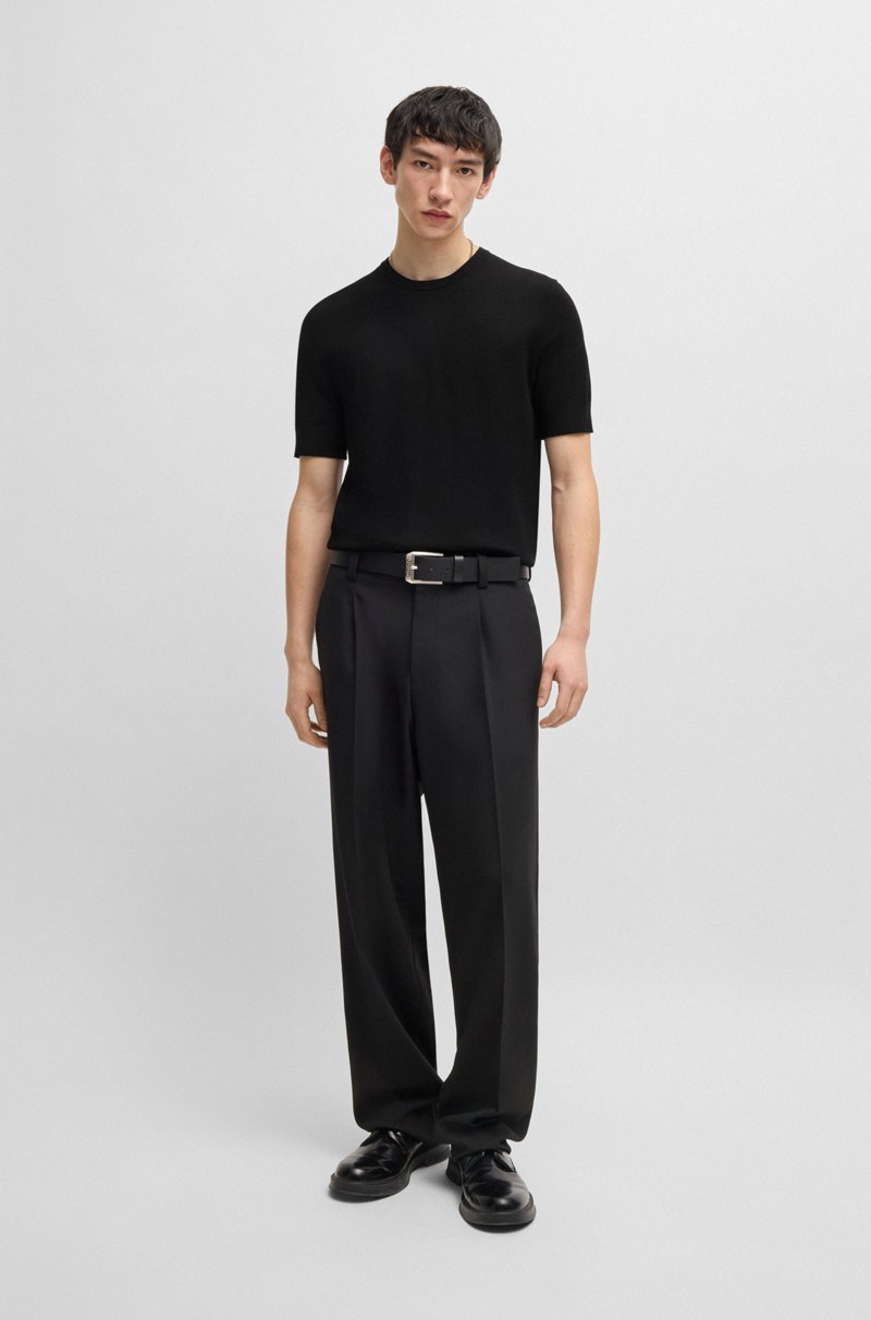 Hugo Boss Jersey De Manga Corta Regular Fit De Punto