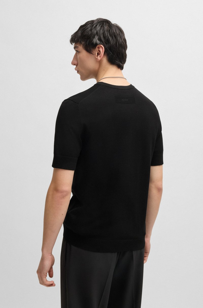 Hugo Boss Jersey De Manga Corta Regular Fit De Punto