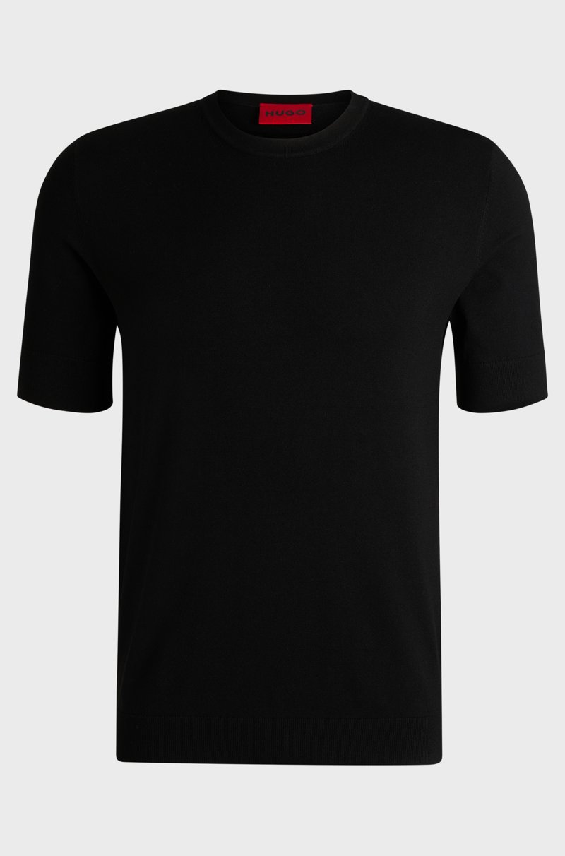 Hugo Boss Jersey De Manga Corta Regular Fit De Punto