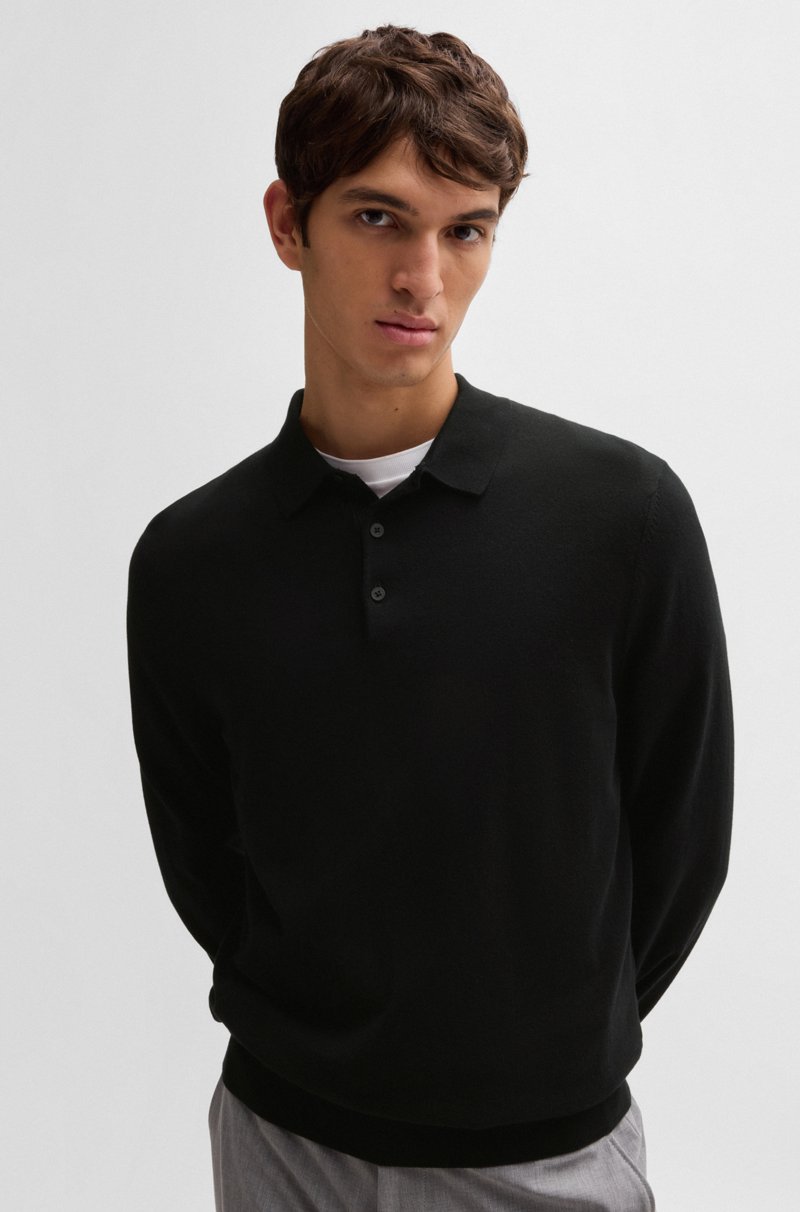 Hugo Boss Jersey Estilo Polo Regular Fit En Punto De Algodón