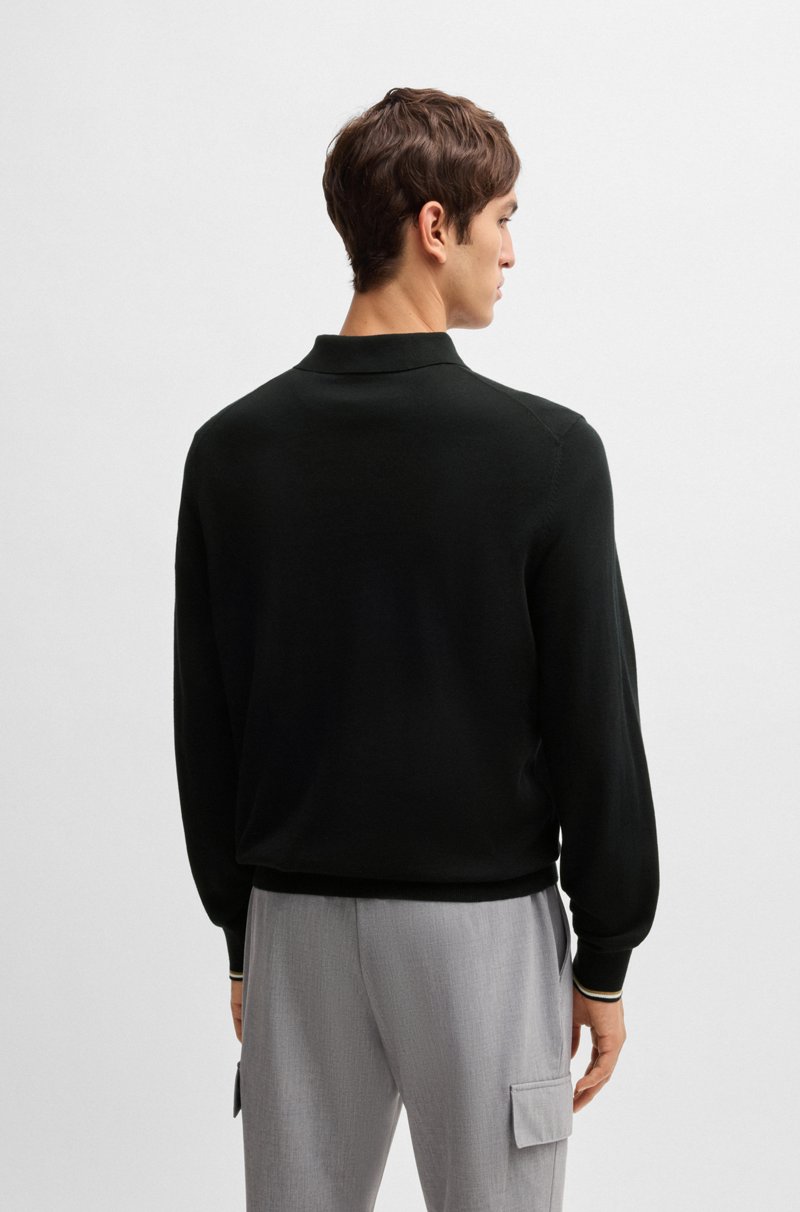 Hugo Boss Jersey Estilo Polo Regular Fit En Punto De Algodón