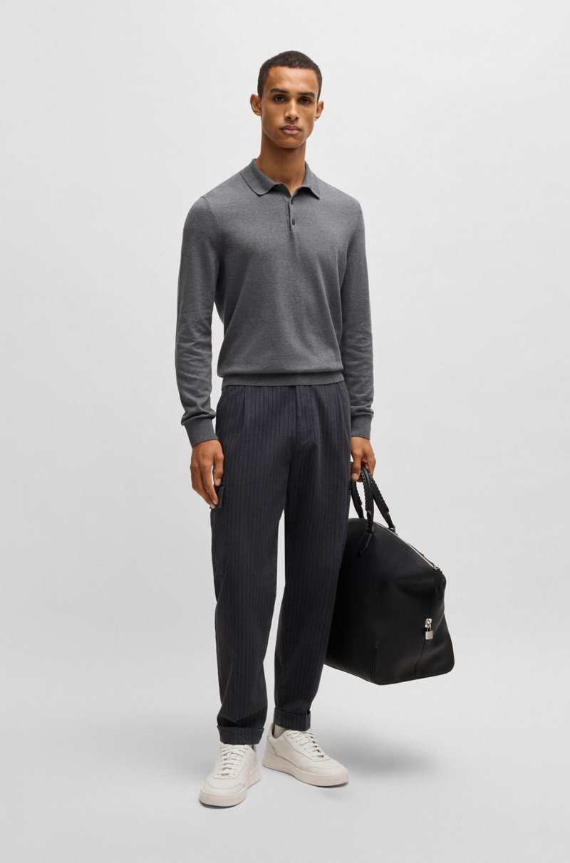 Hugo Boss Jersey Estilo Polo Regular Fit En Punto De Algodón