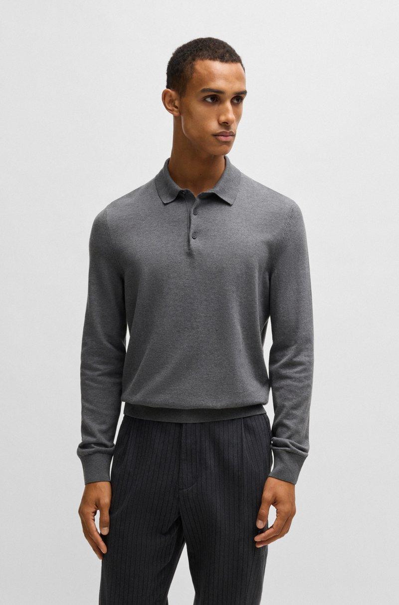 Hugo Boss Jersey Estilo Polo Regular Fit En Punto De Algodón